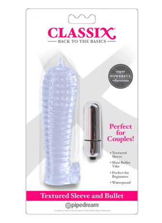 Classix Textured Sleeve & Bullet Clear